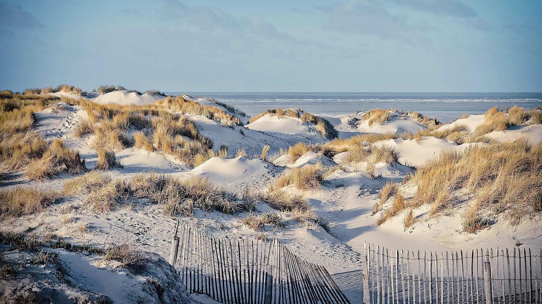 De kust op een van mijn bestemmingen