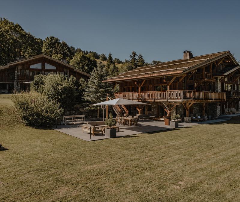Luxe ski-in/ski-out chalet te huur in Megève, regio Mont Blanc — Chalet Ultima Megeve