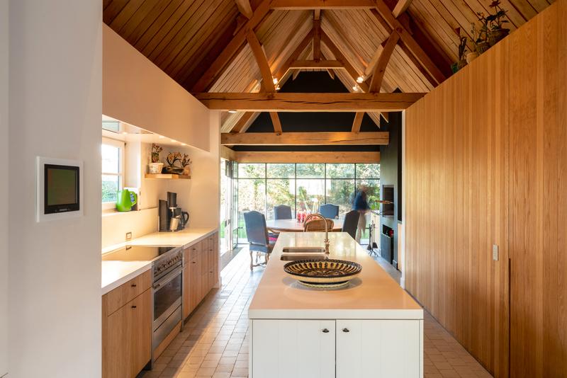 Keuken van de privévilla in Knokke-Le Zoute, nabij het strand